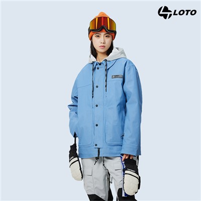 Áo khoác trượt tuyết denim