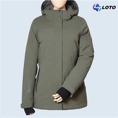 Áo khoác mùa đông nữ có mũ trùm đầu